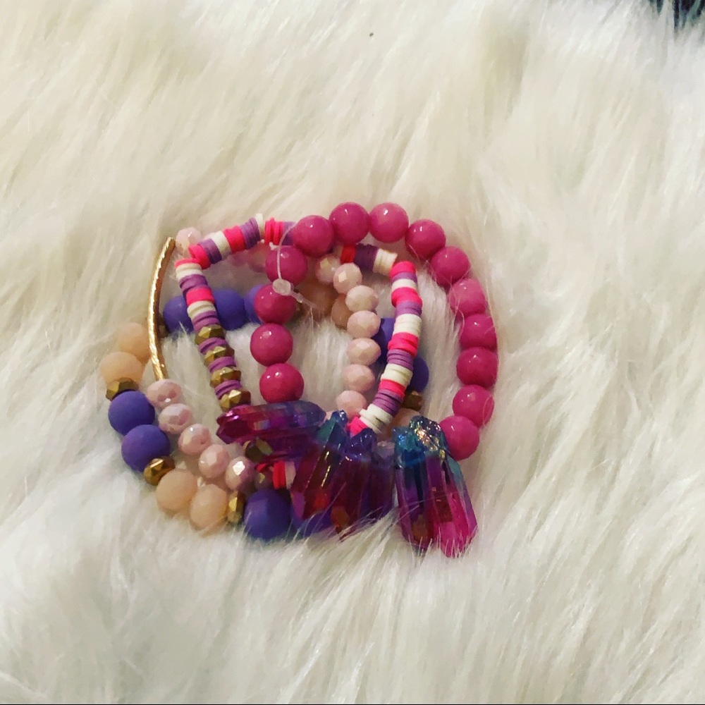 Pink Crystal Bracelet